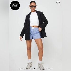 COBAIN SHORTS BLUE STRIPE - Lioness